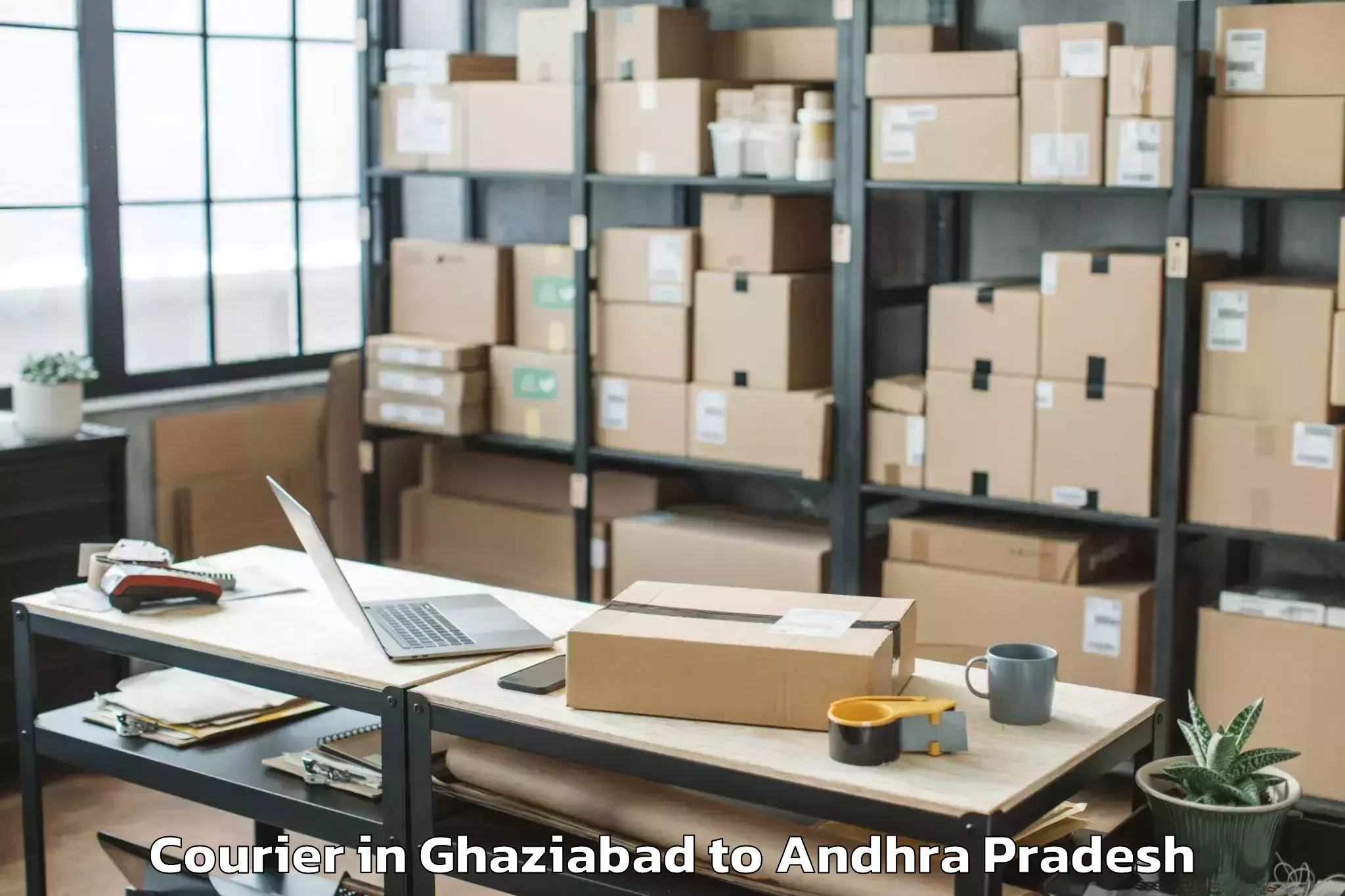 Book Ghaziabad to Pedapudi Courier